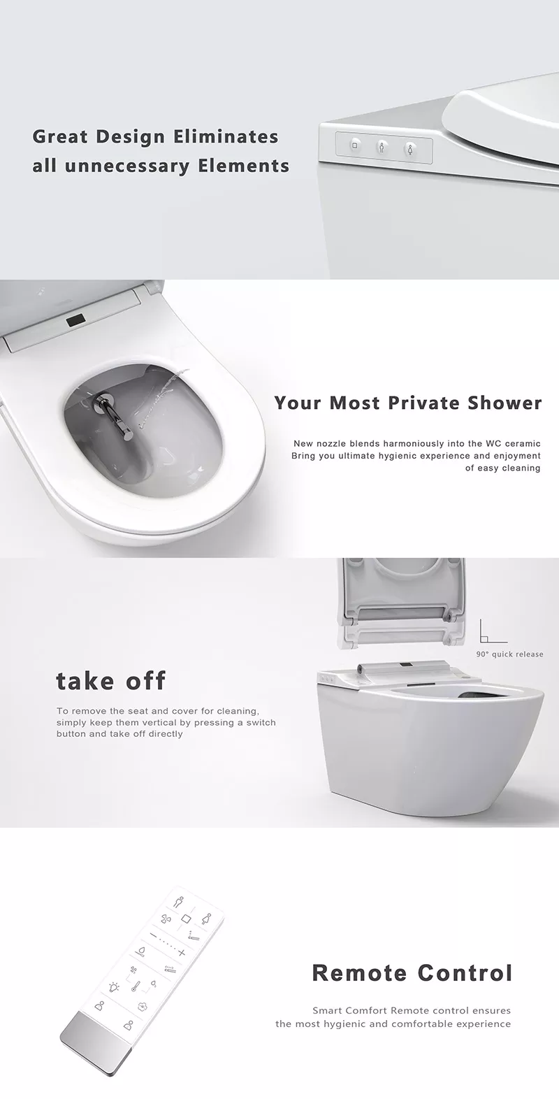 Big wash volume bidet seat Big wash volume bidet seat