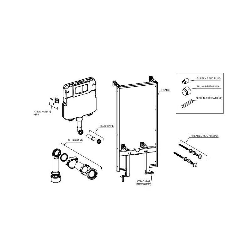 OEM ODM concealed cistern OEM ODM concealed cistern