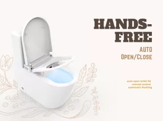 floor standing smart toilet