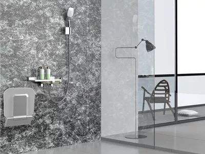wall hung shower seat
